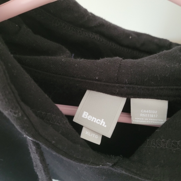 Women's Black and Grey Bench Hoodie Size XL - Picture 4 of 4